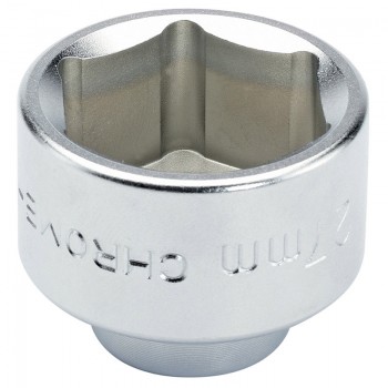 Oil Filter Cap Socket, 3/8” Sq. Dr., 27mm Oil Filter Cap Socket, 3/8” Sq. Dr., 27mm