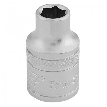 6 Point Metric Socket, 3/8” Sq. Dr., 7mm 6 Point Metric Socket, 3/8” Sq. Dr., 7mm