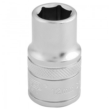 6 Point Metric Socket, 1/2” Sq. Dr., 12mm 6 Point Metric Socket, 1/2” Sq. Dr., 12mm