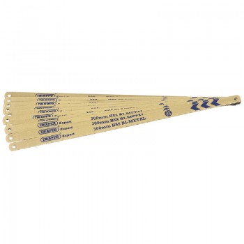 Bi-metal Hacksaw Blades, 300mm, 18tpi (Pack of 10)