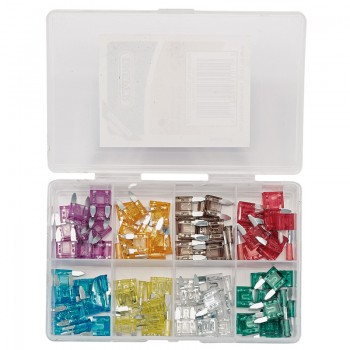 Mini Automotive Plug-In Fuse Assortment (100 Piece) Mini Automotive Plug-In Fuse Assortment (100 Piece)