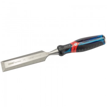 Soft Grip Pound Thru Bevel Edge Wood Chisel, 32 x 140mm Soft Grip Pound Thru Bevel Edge Wood Chisel, 32 x 140mm