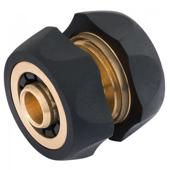 Brass and Rubber Hose Joiner/Mender, 1/2&rdquo;