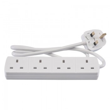 4 Way Extension Lead, 1m 4 Way Extension Lead, 1m