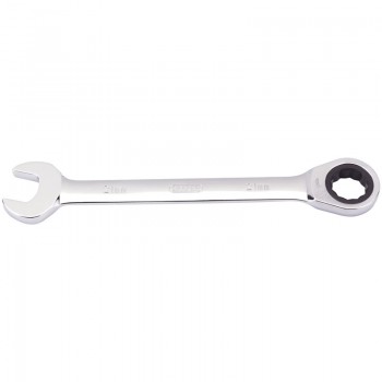 Metric Ratcheting Combination Spanner, 21mm