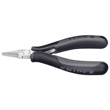 Knipex 35 12 115 ESD Flat Jaw Antistatic Pliers, 115mm Knipex 35 12 115 ESD Flat Jaw Antistatic Pliers, 115mm