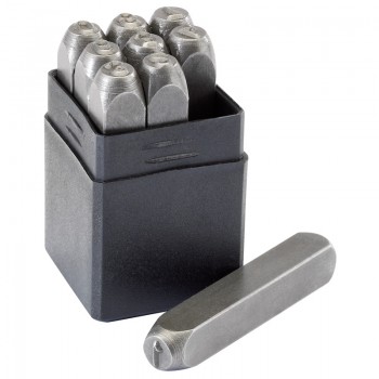 0 - 9 Number Stamp Set, 1/4” 0 - 9 Number Stamp Set, 1/4”