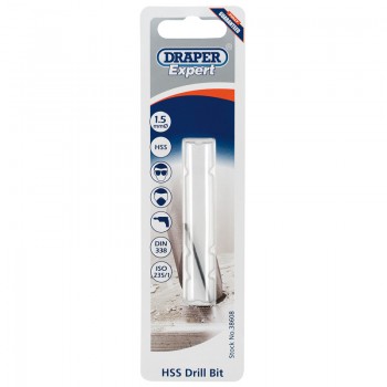 HSS Drill Bit, 1.5mm