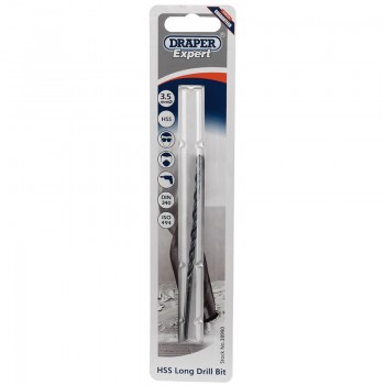 HSS Extra Long Drill Bit, 3.5 x 100mm HSS Extra Long Drill Bit, 3.5 x 100mm