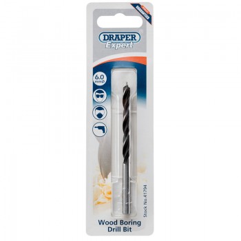 Wood Drill Bit, 6mm