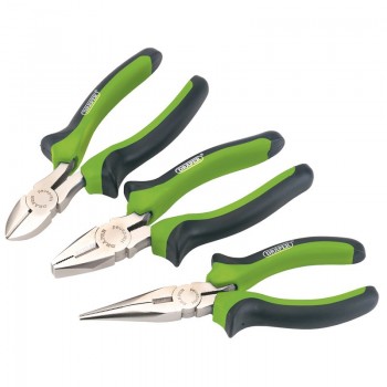 Soft Grip Pliers Set, Green (3 Piece) Soft Grip Pliers Set, Green (3 Piece)