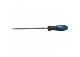 Soft Grip Engineer&rsquo;s 3 Square File and Handle, 200mm