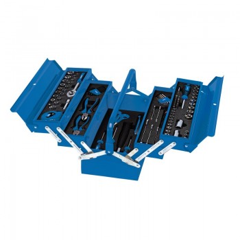 Tool Kit in Steel Cantilever Toolbox (126 Piece) Tool Kit in Steel Cantilever Toolbox (126 Piece)