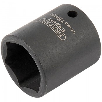 Expert HI-TORQ® 6 Point Impact Socket, 1/4” Sq. Dr., 15mm Expert HI-TORQ® 6 Point Impact Socket, 1/4” Sq. Dr., 15mm