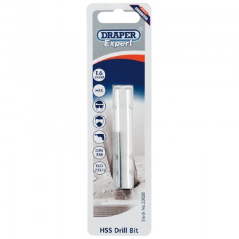 1.6mm HSS Twist Drill for 2 x 0.4 Taps 1.6mm HSS Twist Drill for 2 x 0.4 Taps