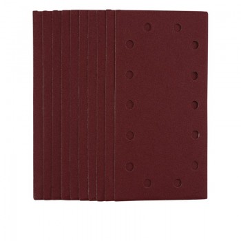 1/2 Sanding Sheets with Hook and Loop, 115 x 230mm, 120 Grit (Pack of 10) 1/2 Sanding Sheets with Hook and Loop, 115 x 230mm, 120 Grit (Pack of 10)