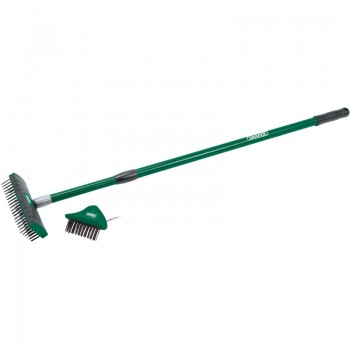 Paving Brush Set with Twin Heads and Telescopic Handle Paving Brush Set with Twin Heads and Telescopic Handle