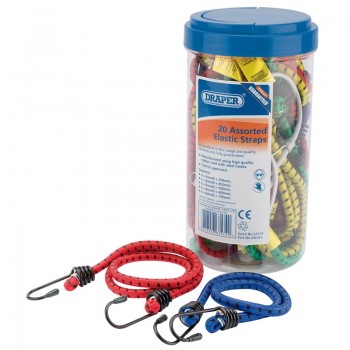 Assorted Bungee Cords (Pack of 20) Assorted Bungee Cords (Pack of 20)