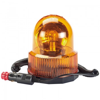 12V Magnetic Base Rotating Beacon, 300 Lumens 12V Magnetic Base Rotating Beacon, 300 Lumens