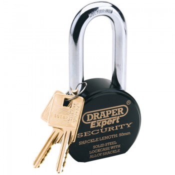 Heavy Duty Stainless Steel Padlock and 2 Keys, 63 x 50mm Heavy Duty Stainless Steel Padlock and 2 Keys, 63 x 50mm