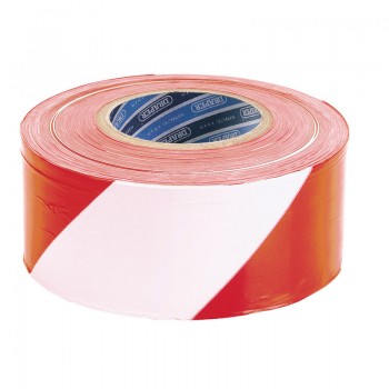 Barrier Tape Roll, 75mm x 500m, Red and White Barrier Tape Roll, 75mm x 500m, Red and White