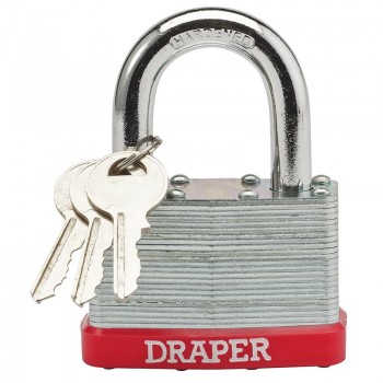 Laminated Steel Padlock, 65mm