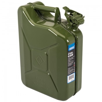 Steel Fuel Can, 10L, Green Steel Fuel Can, 10L, Green