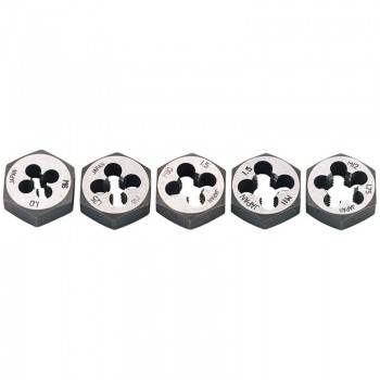 Metric Hexagon Die Nut Set (5 Piece) Metric Hexagon Die Nut Set (5 Piece)