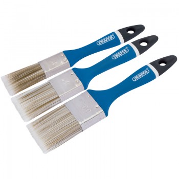 Soft Grip Synthetic Paint Brush Set (3 Piece) Soft Grip Synthetic Paint Brush Set (3 Piece)