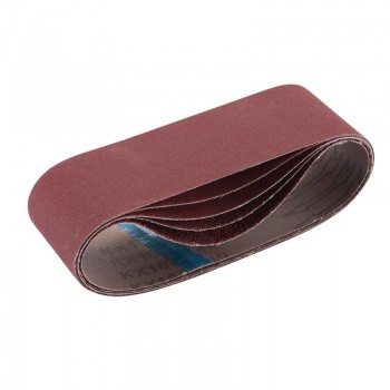 Cloth Sanding Belt, 75 x 533mm, Assorted Grit (Pack of 5) Cloth Sanding Belt, 75 x 533mm, Assorted Grit (Pack of 5)