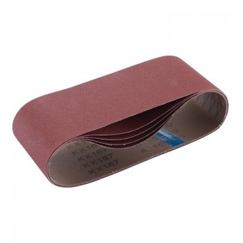 Cloth Sanding Belt, 100 x 610mm, 180 Grit (Pack of 5) Cloth Sanding Belt, 100 x 610mm, 180 Grit (Pack of 5)