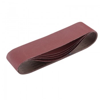 Cloth Sanding Belt, 100 x 915mm, Assorted Grit (Pack of 5) Cloth Sanding Belt, 100 x 915mm, Assorted Grit (Pack of 5)