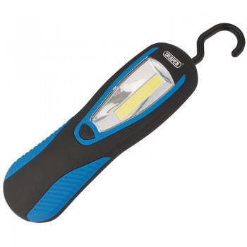 COB LED Work Light with Magnetic Back and Hanging Hook, 3W, 200 Lumens, Blue, 3 x AA Batteries Supplied COB LED Work Light with Magnetic Back and Hanging Hook, 3W, 200 Lumens, Blue, 3 x AA Batteries Supplied