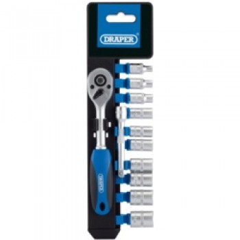 1/4 Sq Dr Metric Socket & Ratchet Set - 12 Piece 1/4 Sq Dr Metric Socket & Ratchet Set - 12 Piece