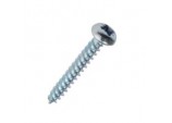 Round Head Zp Screws, Pack of 10 - 4x25mm