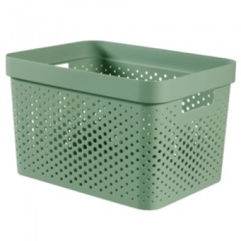Infinity Dots Box - 17L Shale Green