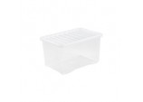 Clip Lid Box - 60L Clear