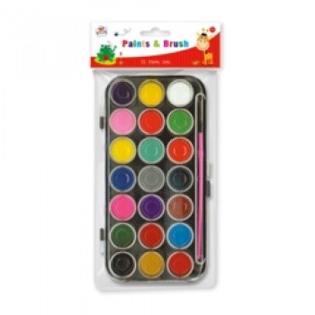 21 Paints & Brush Set 21 Paints & Brush Set