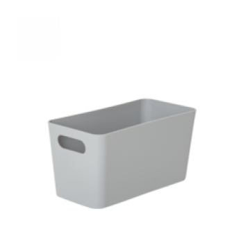 Studio Rectangular Basket 20 x 10 x 10cm - Cool Grey Studio Rectangular Basket 20 x 10 x 10cm - Cool Grey