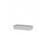 Studio Rectangular Basket 30 x 12.50 x 6cm - Cool Grey