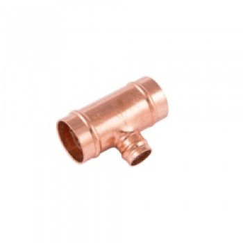 SR25 Reducer Tee Solder Ring - 22 x 15mm Pack 5