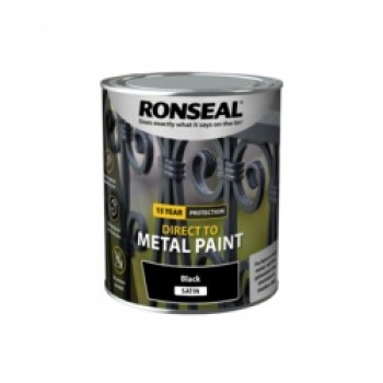 Direct To Metal Paint 750ml - Black Satin Direct To Metal Paint 750ml - Black Satin