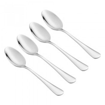 Performance Stainless Steel Dessert Spoons - Set 4