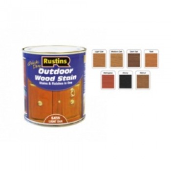 Quick Dry Outdoor Woodstain 500ml - Satin Walnut Quick Dry Outdoor Woodstain 500ml - Satin Walnut