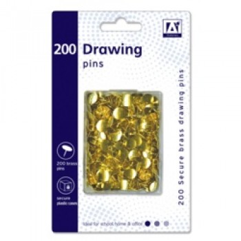 Drawing Pins In Hardcase - Pack 200 Drawing Pins In Hardcase - Pack 200