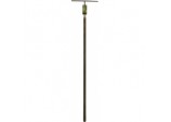 Ash Handle Stainless Steel Garden Rake - Length: 147cm