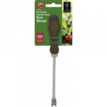 Ash Handle Stainless Steel Root Weeder