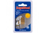 Titanium Coated HSS Drill Bits - 1.5x40mm 10 Piece