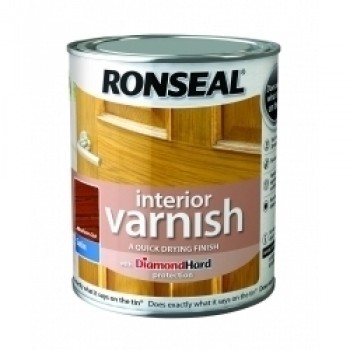 Interior Varnish Satin 750ml - Medium Oak Interior Varnish Satin 750ml - Medium Oak