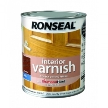 Interior Varnish Satin 750ml - Dark Oak